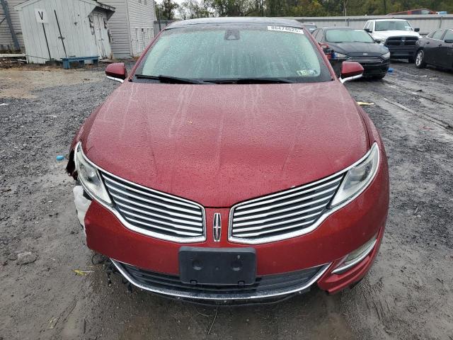 3LN6L2LU2DR811456 - 2013 LINCOLN MKZ HYBRID RED photo 5