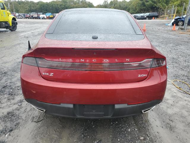 3LN6L2LU2DR811456 - 2013 LINCOLN MKZ HYBRID RED photo 6