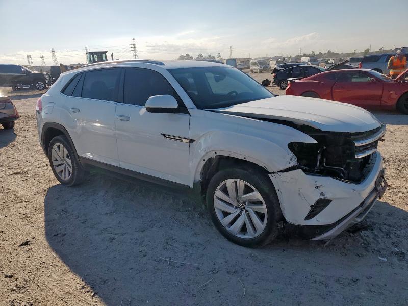 1V25C2CA5LC225660 - 2020 VOLKSWAGEN ATLAS CROS SE Biały zdjęcie 4