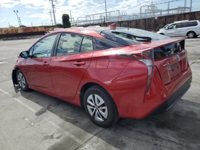 JTDKARFU1H3530430 - 2017 TOYOTA PRIUS RED photo 2