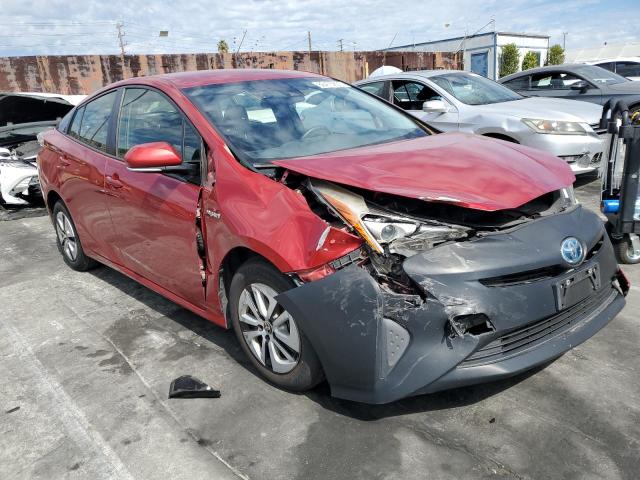JTDKARFU1H3530430 - 2017 TOYOTA PRIUS RED photo 4