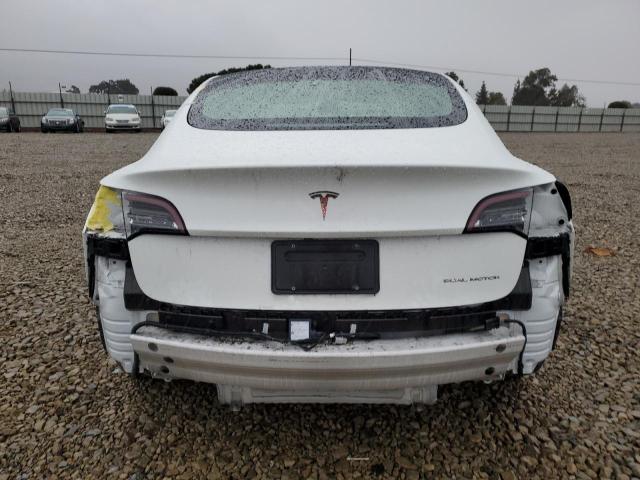 5YJ3E1EB4NF176556 - 2022 TESLA MODEL 3 თეთრი ფოტო 6