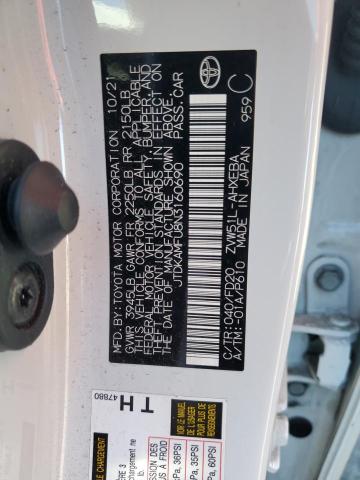 JTDKAMFU8N3160690 - 2022 TOYOTA PRIUS NIGHT SHADE Weiß Foto 12