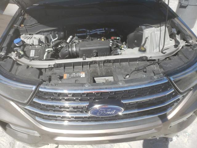 1FMSK7DH1MGB12391 - 2021 FORD EXPLORER XLT BROWN photo 12