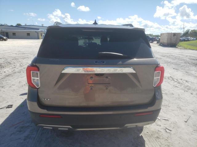 1FMSK7DH1MGB12391 - 2021 FORD EXPLORER XLT BROWN photo 6