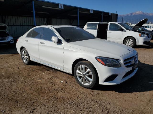55SWF8EB7KU316533 - 2019 MERCEDES-BENZ C 300 4MATIC WHITE photo 4