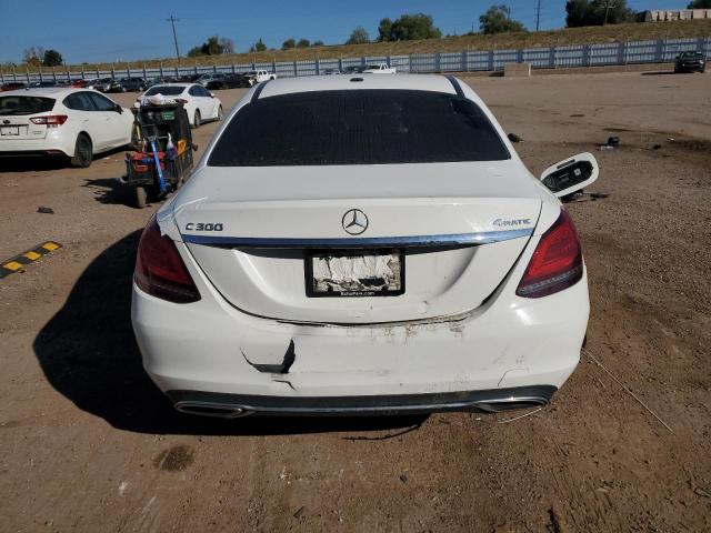 55SWF8EB7KU316533 - 2019 MERCEDES-BENZ C 300 4MATIC WHITE photo 6