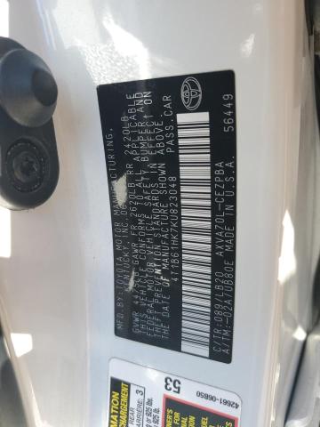 4T1B61HK7KU823048 - 2019 TOYOTA CAMRY XSE თეთრი ფოტო 12