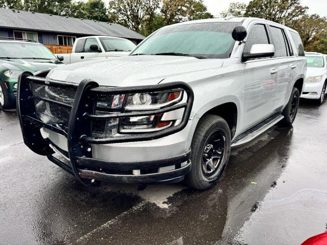 1GNSKDECXJR313395 - 2018 CHEVROLET TAHOE POLICE 银色 照片 2