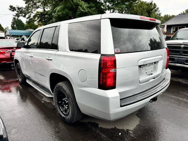 1GNSKDECXJR313395 - 2018 CHEVROLET TAHOE POLICE 银色 照片 3