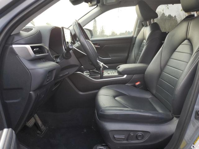 5TDHZRBH6LS028399 - 2020 TOYOTA HIGHLANDER XLE BLUE photo 7