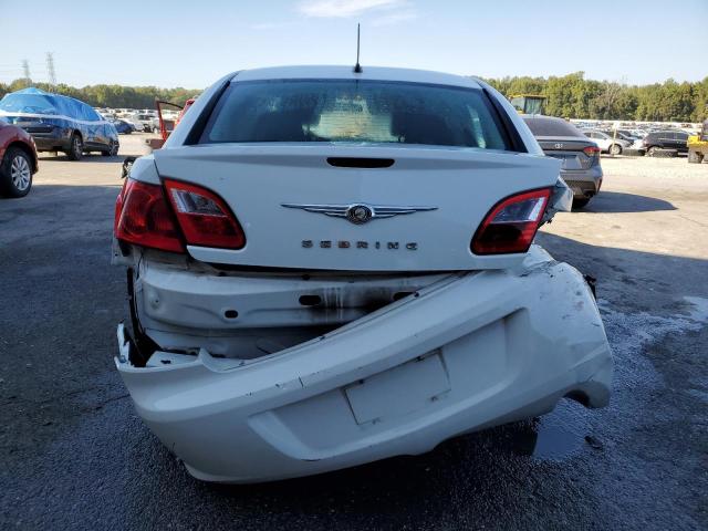 1C3CC4FB4AN223378 - 2010 CHRYSLER SEBRING TOURING WHITE photo 6