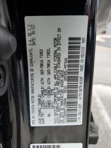3TYCZ5ANXPT128848 - 2023 TOYOTA TACOMA DOUBLE CAB BLACK photo 12