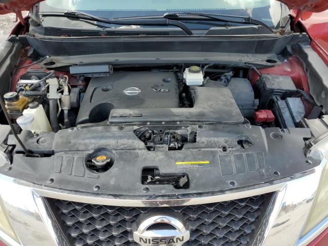 5N1AR2MN1FC620614 - 2015 NISSAN PATHFINDER S BURGUNDY photo 12