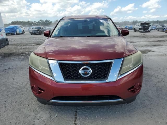 5N1AR2MN1FC620614 - 2015 NISSAN PATHFINDER S BURGUNDY photo 5