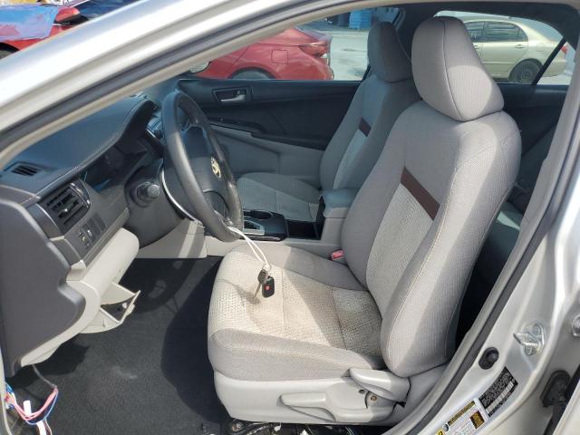 4T1BF1FK0CU583233 - 2012 TOYOTA CAMRY BASE SILVER photo 7