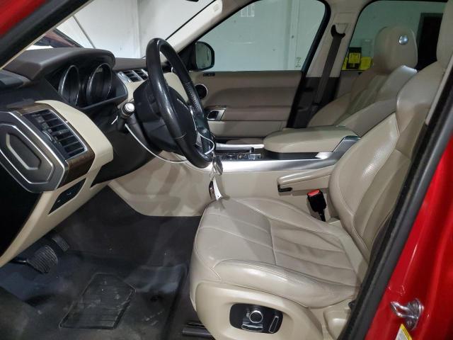 SALWR2KFXGA655387 - 2016 LAND ROVER RANGE ROVE HSE RED photo 7