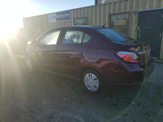 ML32FUFJXRHF19656 - 2024 MITSUBISHI MIRAGE G4 ES BURGUNDY photo 2