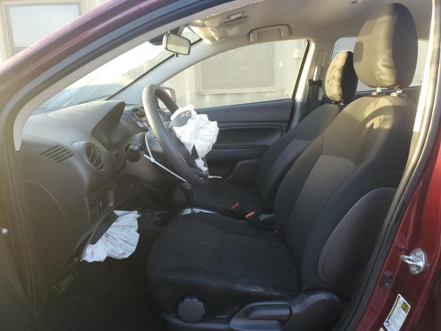 ML32FUFJXRHF19656 - 2024 MITSUBISHI MIRAGE G4 ES BURGUNDY photo 7