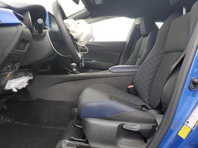 NMTKHMBX7MR122228 - 2021 TOYOTA C-HR XLE BLUE photo 7
