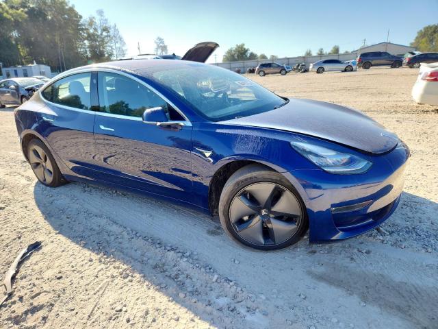 5YJ3E1EA6JF154284 - 2018 TESLA MODEL 3 Blau Foto 4