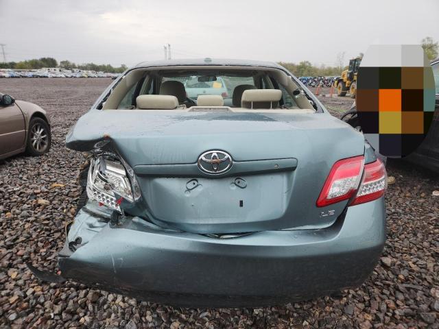 4T4BF3EK9BR128625 - 2011 TOYOTA CAMRY BASE Կապույտ լուսանկար 6