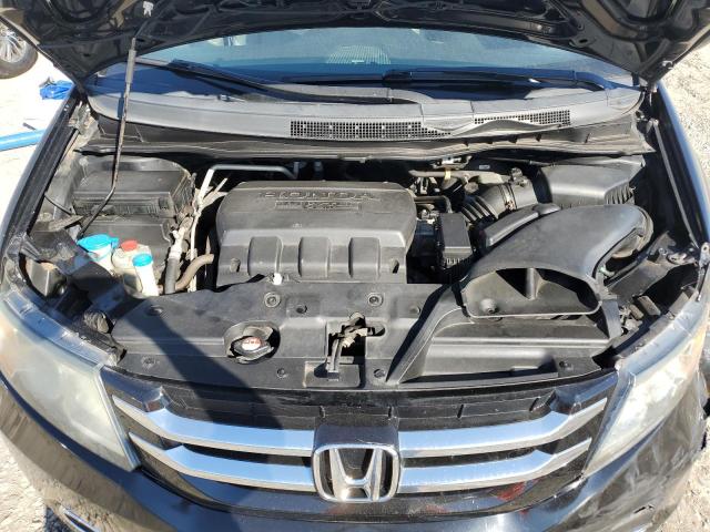 5FNRL5H64EB058951 - 2014 HONDA ODYSSEY EXL BLACK photo 12