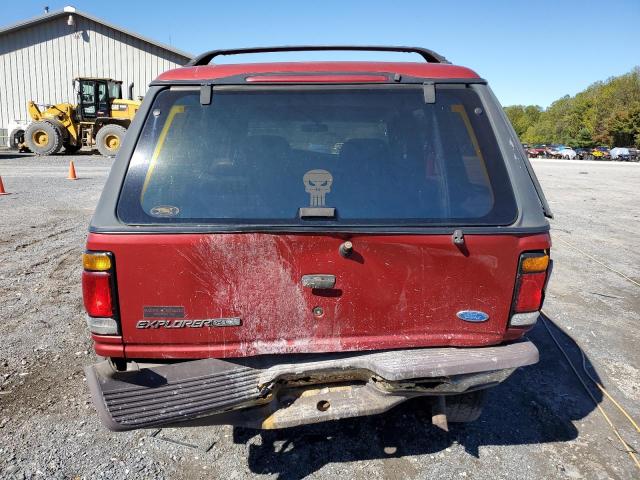 1FMDU35P8VUC06580 - 1997 FORD EXPLORER RED photo 6