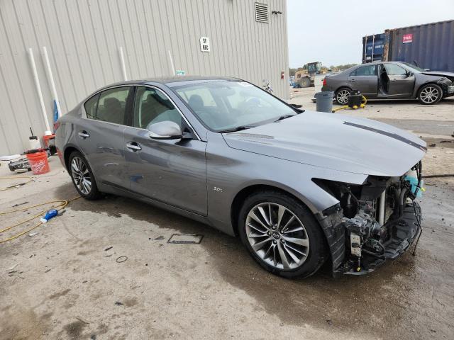 JN1EV7AR0JM437653 - 2018 INFINITI Q50 LUXE GRAY photo 4