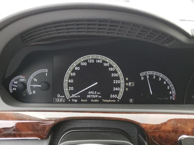 WDDNG9EB7CA432976 - 2012 MERCEDES-BENZ S 550 4MATIC SILVER photo 9