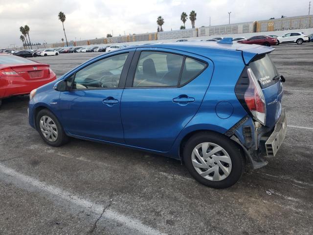 JTDKDTB35F1586820 - 2015 TOYOTA PRIUS C BLUE photo 2