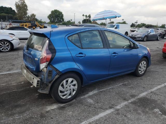 JTDKDTB35F1586820 - 2015 TOYOTA PRIUS C BLUE photo 3