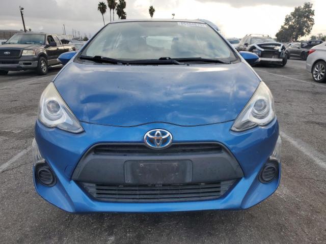 JTDKDTB35F1586820 - 2015 TOYOTA PRIUS C BLUE photo 5