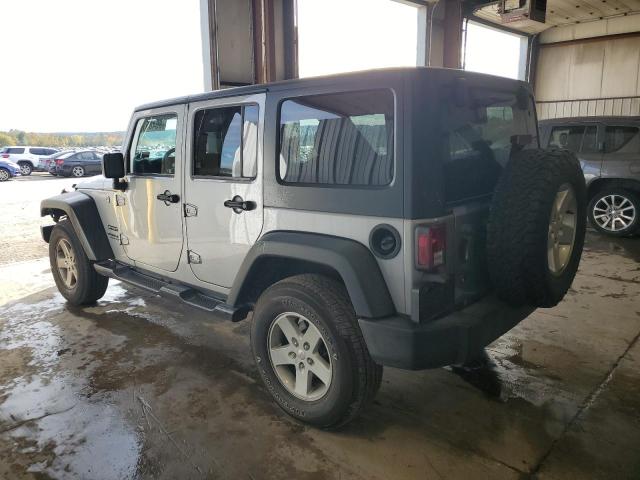 1C4BJWDG9HL618217 - 2017 JEEP WRANGLER U SPORT ვერცხლისფერი ფოტო 2