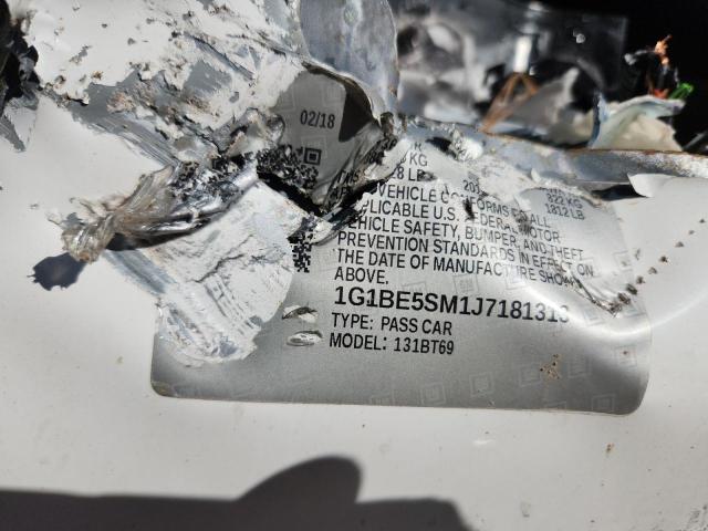 1G1BE5SM1J7181313 - 2018 CHEVROLET CRUZE LT 白色 照片 12