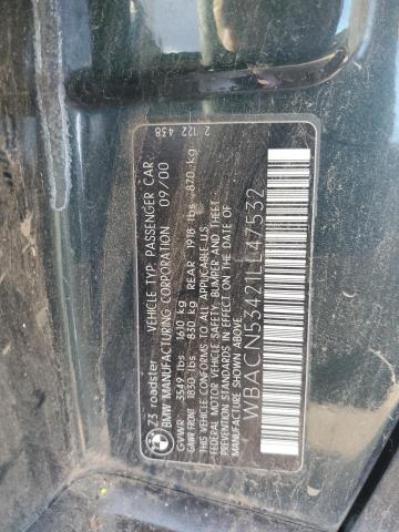 WBACN53421LL47532 - 2001 BMW Z3 3.0 PINK photo 12