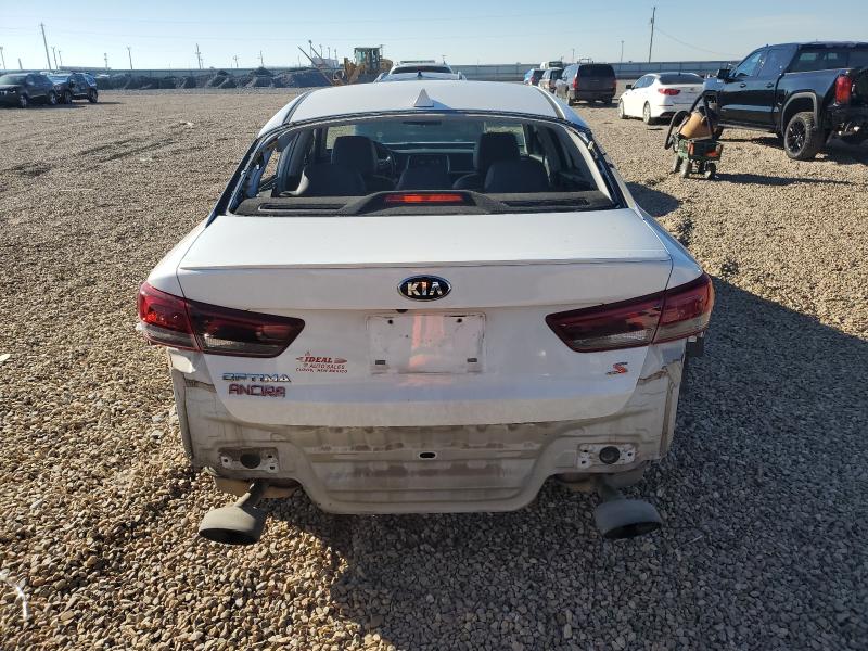 5XXGT4L34LG406787 - 2020 KIA OPTIMA LX WHITE photo 6