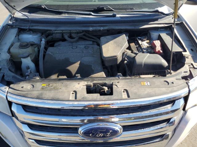 2FMDK3JCXDBB01875 - 2013 FORD EDGE SEL Blanc photo 12