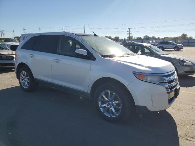 2FMDK3JCXDBB01875 - 2013 FORD EDGE SEL Blanc photo 4