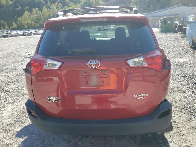 JTMDFREV5FJ038769 - 2015 TOYOTA RAV4 LIMITED RED photo 6
