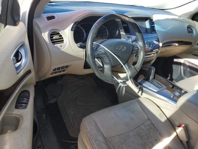 5N1AL0MM2FC542261 - 2015 INFINITI QX60 WHITE photo 8