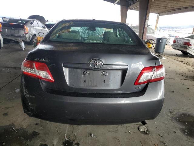 4T1BF3EK6AU044707 - 2010 TOYOTA CAMRY BASE GRAY photo 6