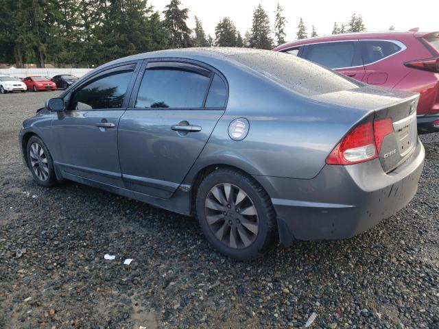 19XFA16939E032593 - 2009 HONDA CIVIC EXL ნაცრისფერი ფოტო 2