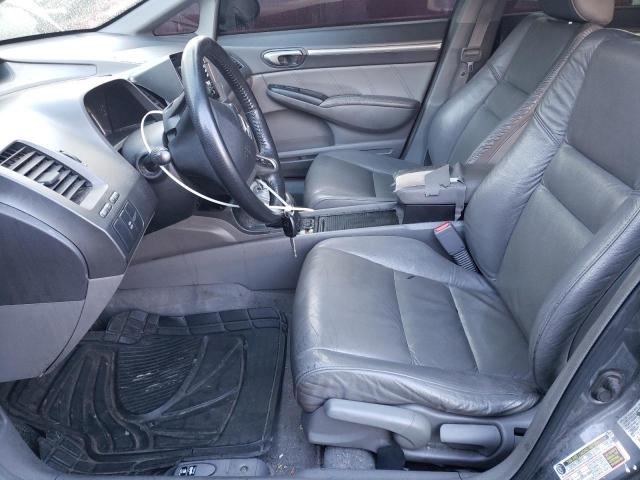 19XFA16939E032593 - 2009 HONDA CIVIC EXL ნაცრისფერი ფოტო 7