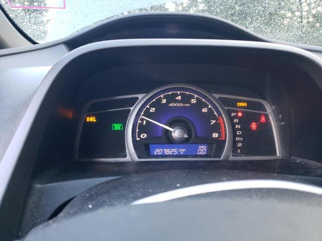 19XFA16939E032593 - 2009 HONDA CIVIC EXL ნაცრისფერი ფოტო 9