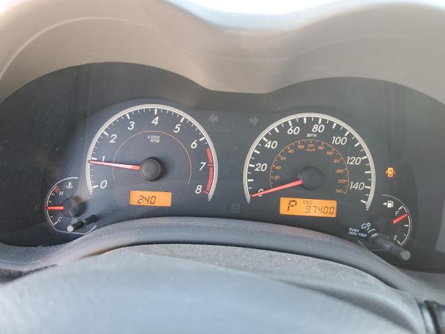 2T1BU40E19C171584 - 2009 TOYOTA COROLLA BASE Srebrny zdjęcie 9