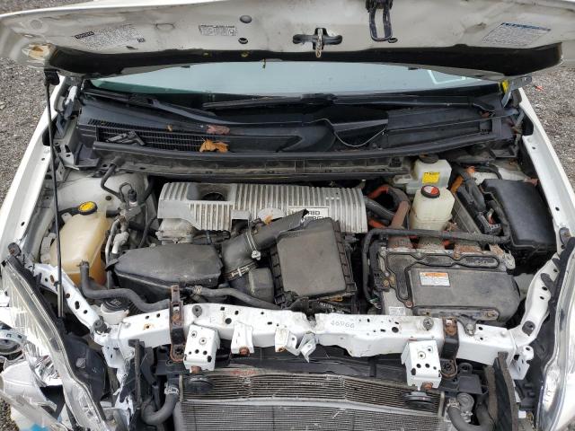 JTDKN3DU3F0408459 - 2015 TOYOTA PRIUS WHITE photo 11