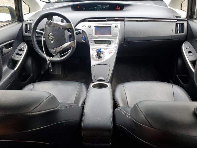 JTDKN3DU3F0408459 - 2015 TOYOTA PRIUS WHITE photo 8