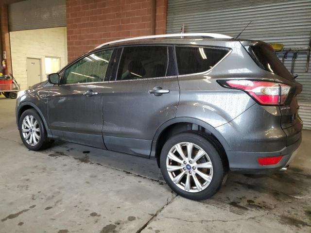 1FMCU0JD0HUE16388 - 2017 FORD ESCAPE TITANIUM ნაცრისფერი ფოტო 2