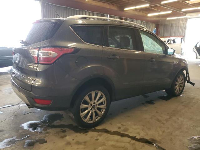 1FMCU0JD0HUE16388 - 2017 FORD ESCAPE TITANIUM ნაცრისფერი ფოტო 3